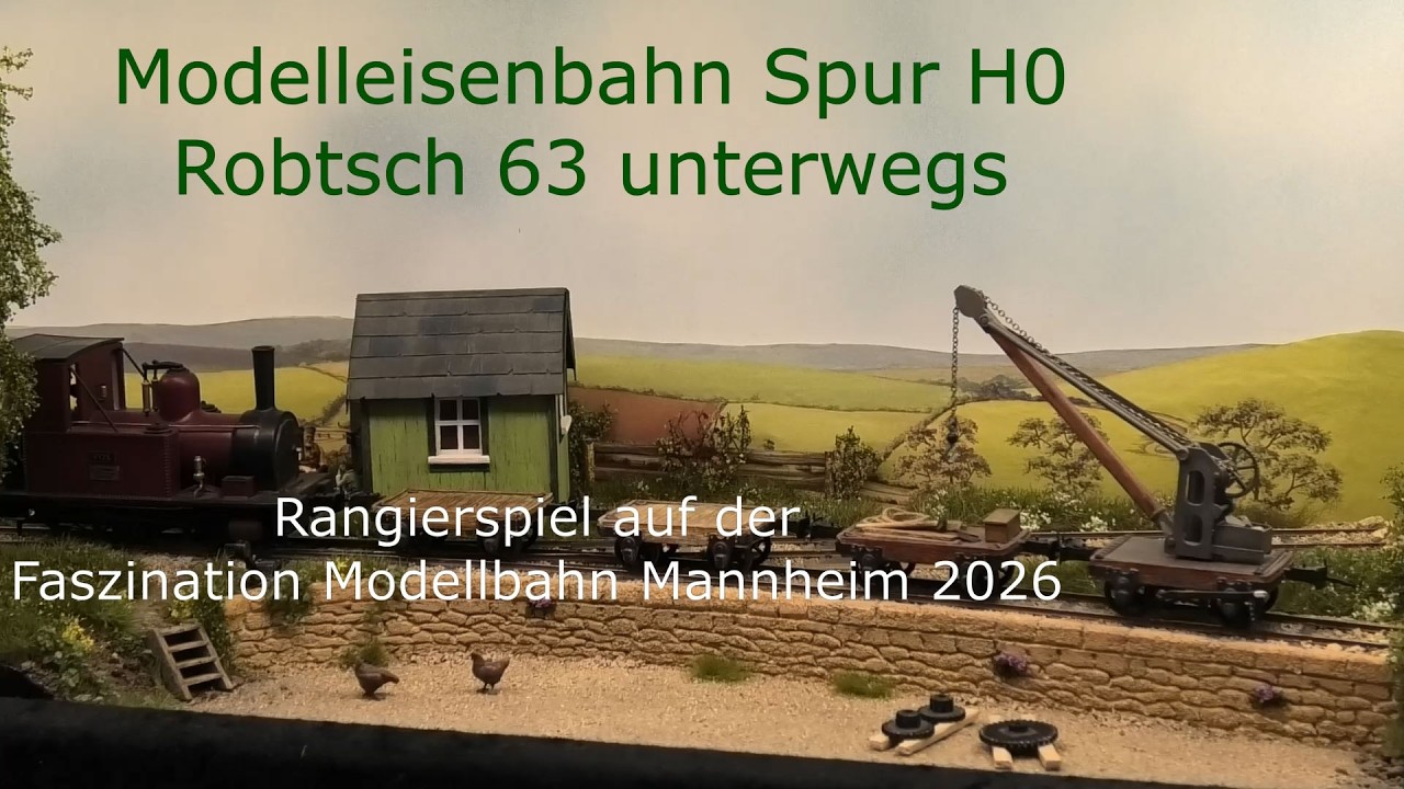 Modelleisenbahn Spur H0 - Robtsch 63 unterwegs: Rangierspiel