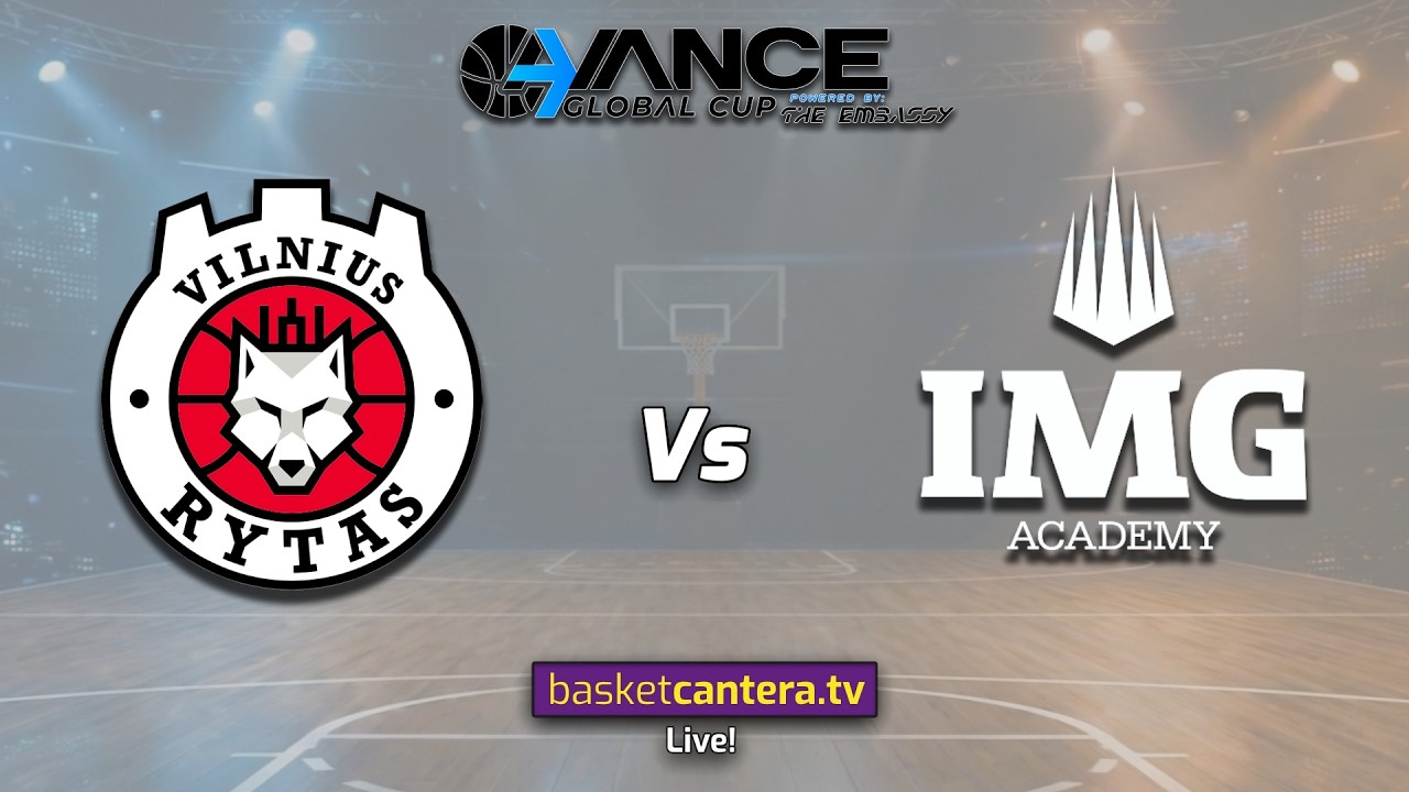 #Redifusión RYTAS VILNIUS, LITHUANIA vs IMG ACADEMY BRADENTON.- AVANCE GLOBAL CUP 2026