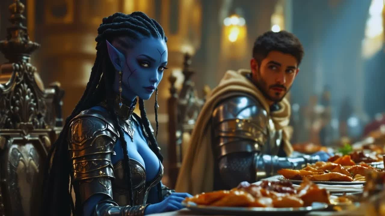No One Wanted To Sit With The Alien Princess Because She Was Flawed, Man Sat Next To Her With