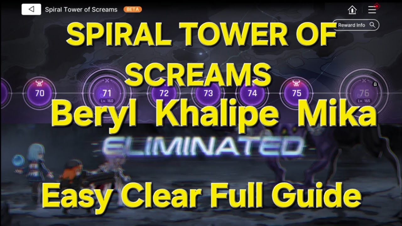 Spiral Tower 70–75 FULL CLEAR | Beryl Team Guide