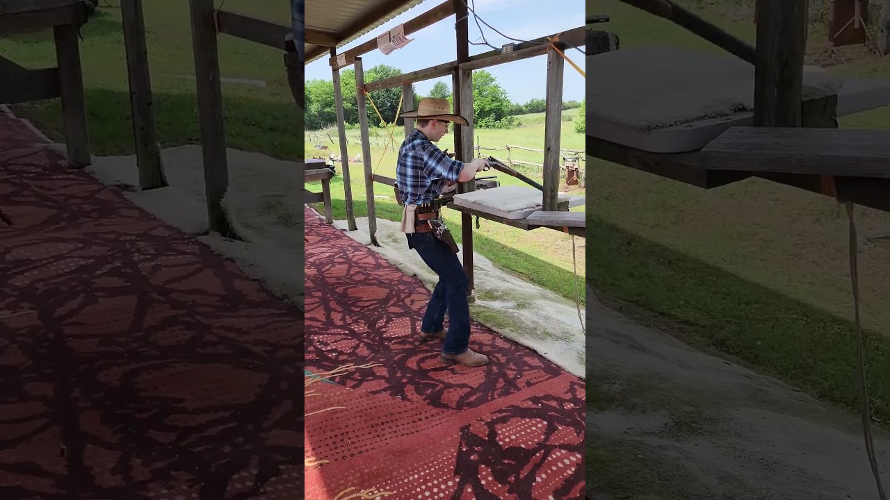 @theleveractionkid ​at the 2023 Oklahoma SASS State Championship