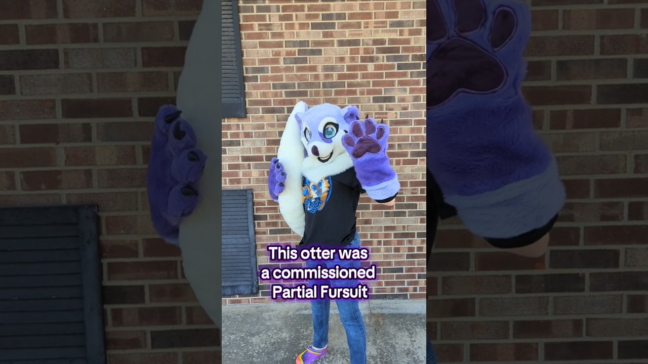 Meet Octavious the Otter! This was a commissioned partial fursuit.