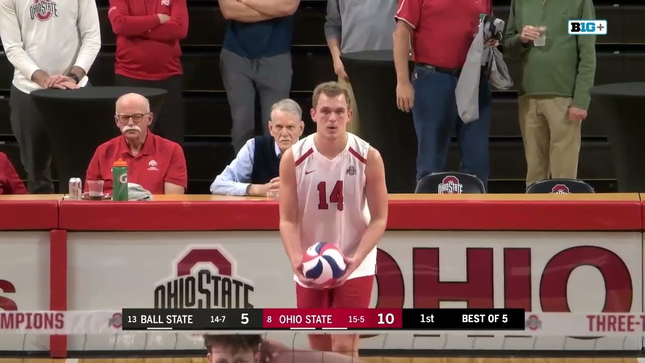 Ball State at Ohio State | College Men Volleyball 03/14/2024