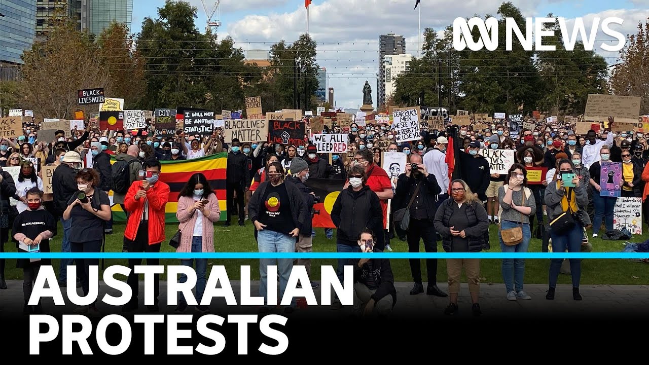 Australians turn out for Black Lives Matter protests around the country | ABC News