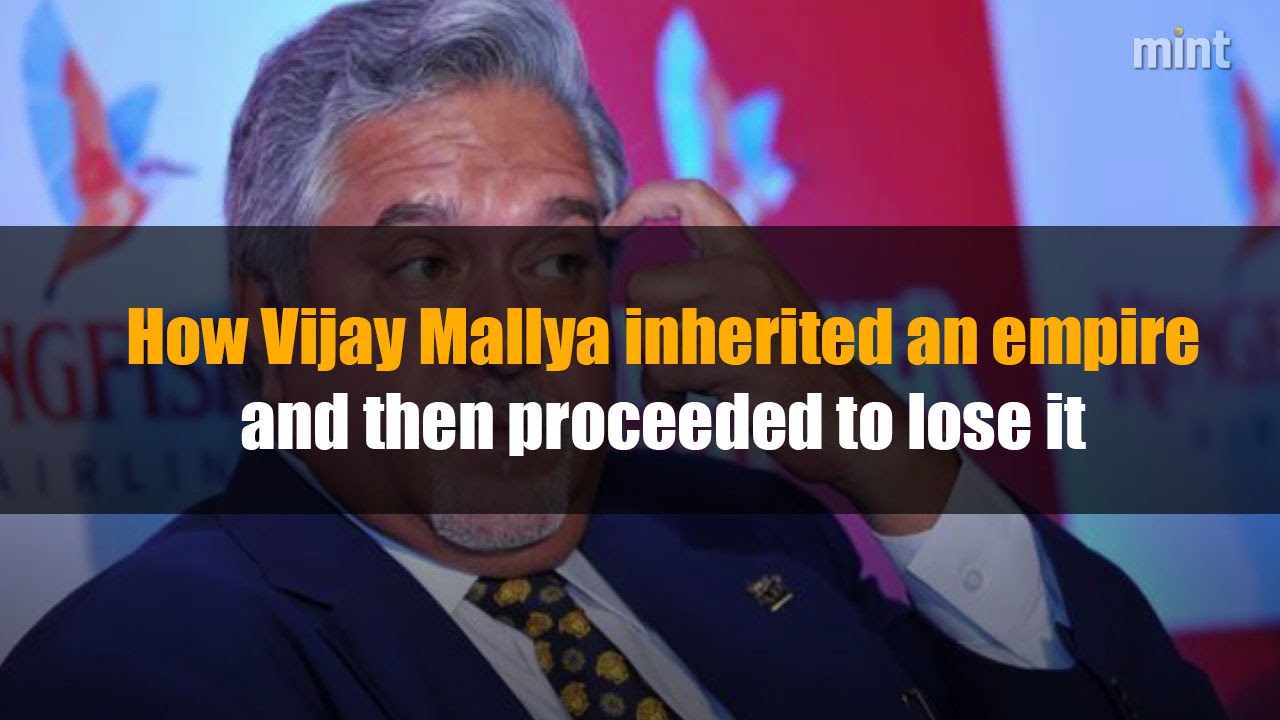 How Vijay Mallya inherited an empire and then proceeded to lose it