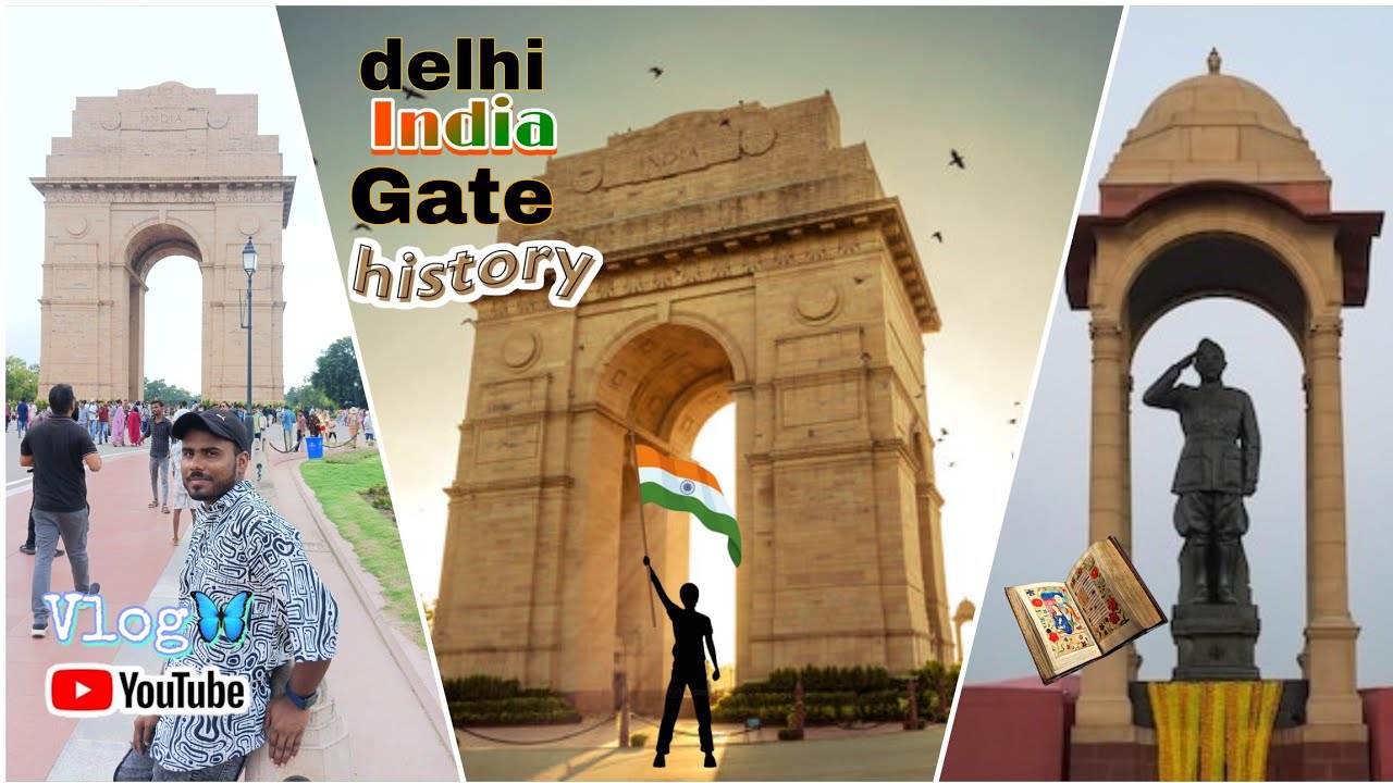 Delhi india gate 🇮🇳 history vlog 📸#delhi #indiagate #vlog #history #golugoldenvlog #newdelhi golu 