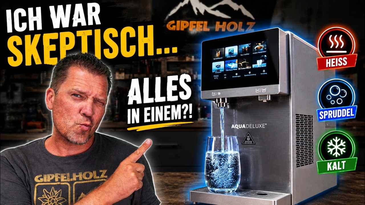 Wasserfilter mit Sprudel, Kalt u. Hei&szlig;wasser - Mein ehrlicher Test - Aqua Deluxe Sparkling Deluxe