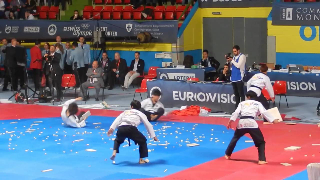 WTF Demo Team at Taekwondo Euro 2016 Montreux