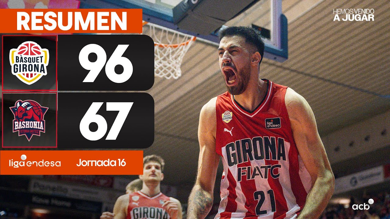 Bàsquet Girona - Baskonia (96-67) RESUMEN | Liga Endesa 2024-25