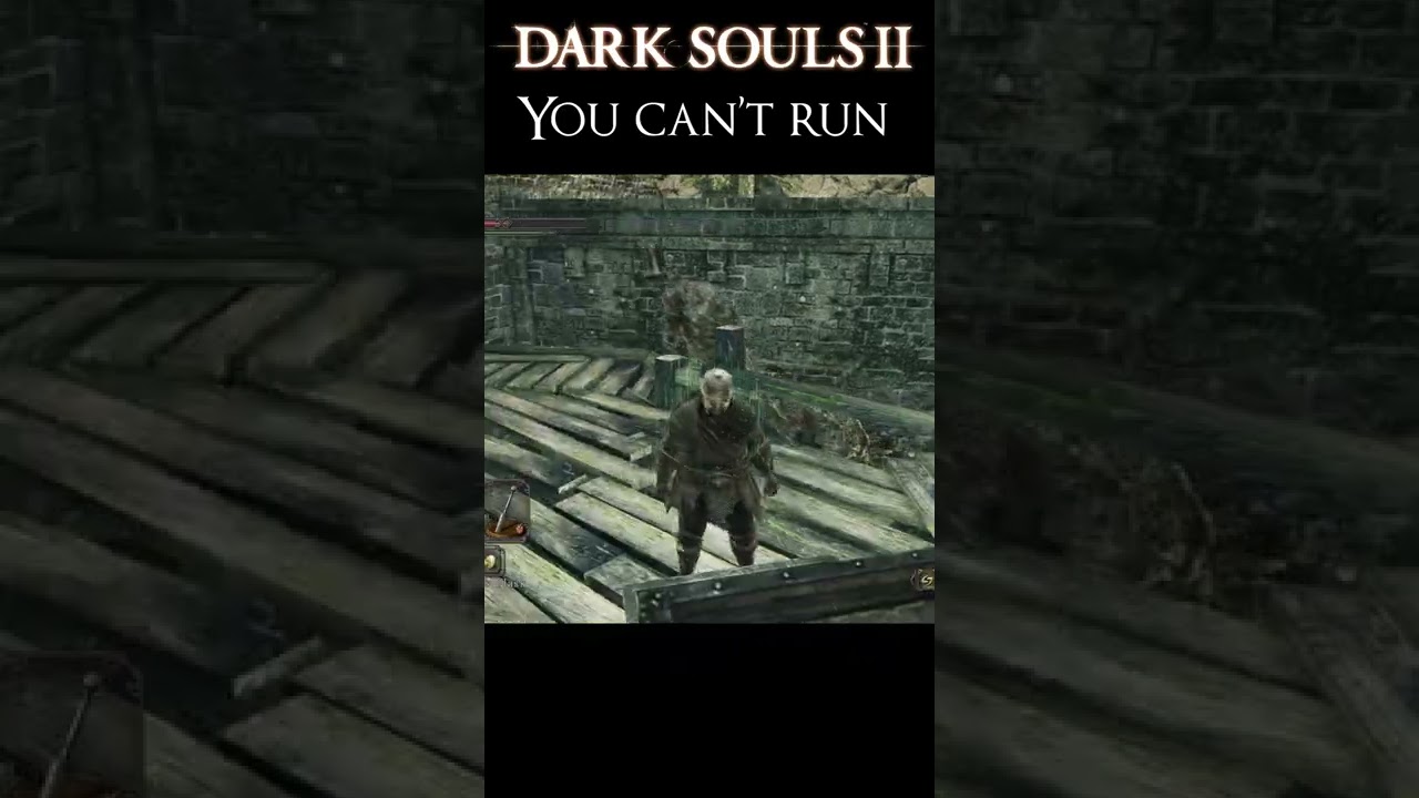 Nim Plays | #Shorts | Dark Souls 2 | You Can't Run