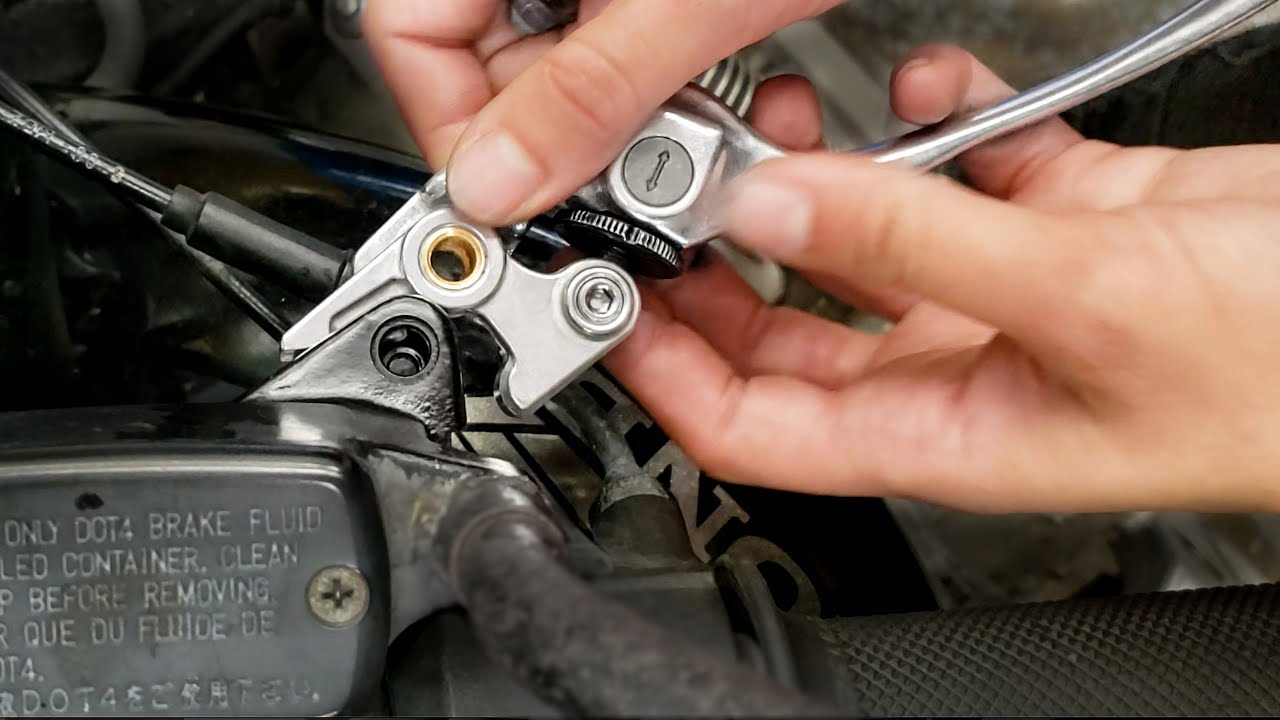How To Replace Motorcycle Clutch & Brake Levers **UPDATE IN DESCRIPTION**