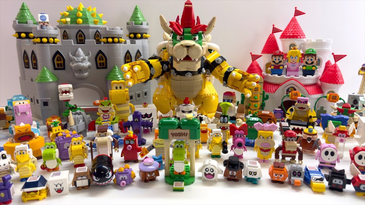 We Built ALL the LEGO Mario Characters in the Entire Universe - ASMR Review