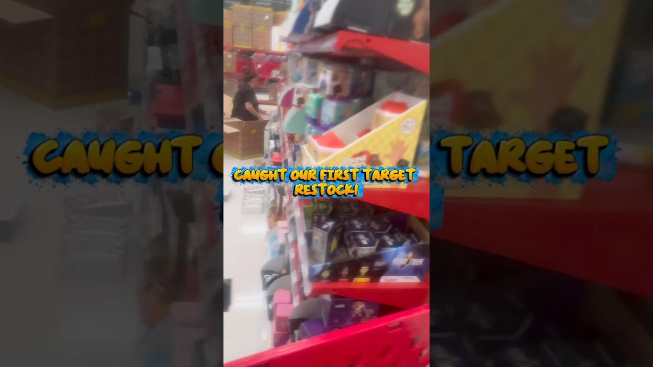 Caught our FIRST Target restock! 