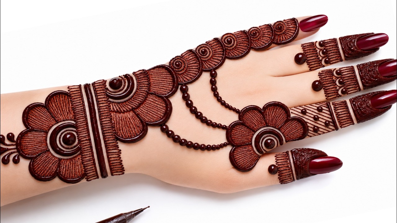 full hand simple mehndi design new 2026 |mehandi ka design | mehndi design | मेहंदी डिजाइन| #mehandi