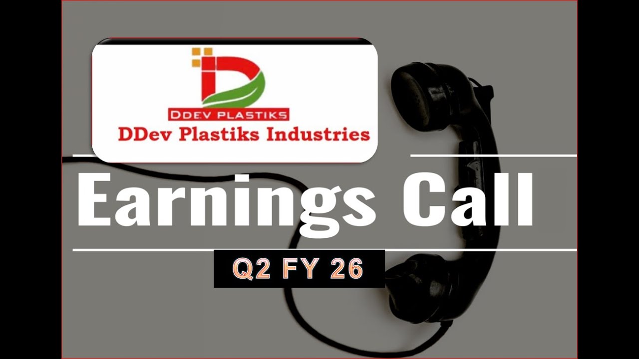 Ddev Plastiks Industries Ltd Concall for Q2FY26  #ddevplastiksindustriesconcall #ddevplastikconcall