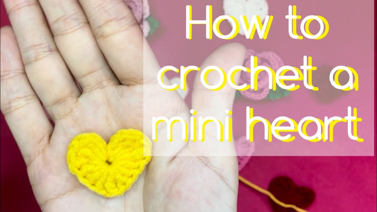 Зүрх хэрхэн нэхэх вэ? How to crochet easy and quick heart 💜