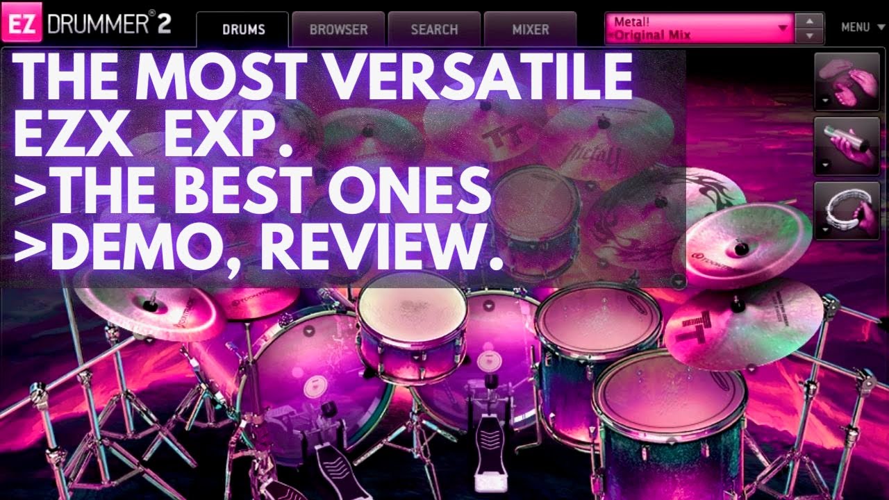 Toontrack : the most versatile EZX expansions (the best ones), review, demo, Subscribe !
