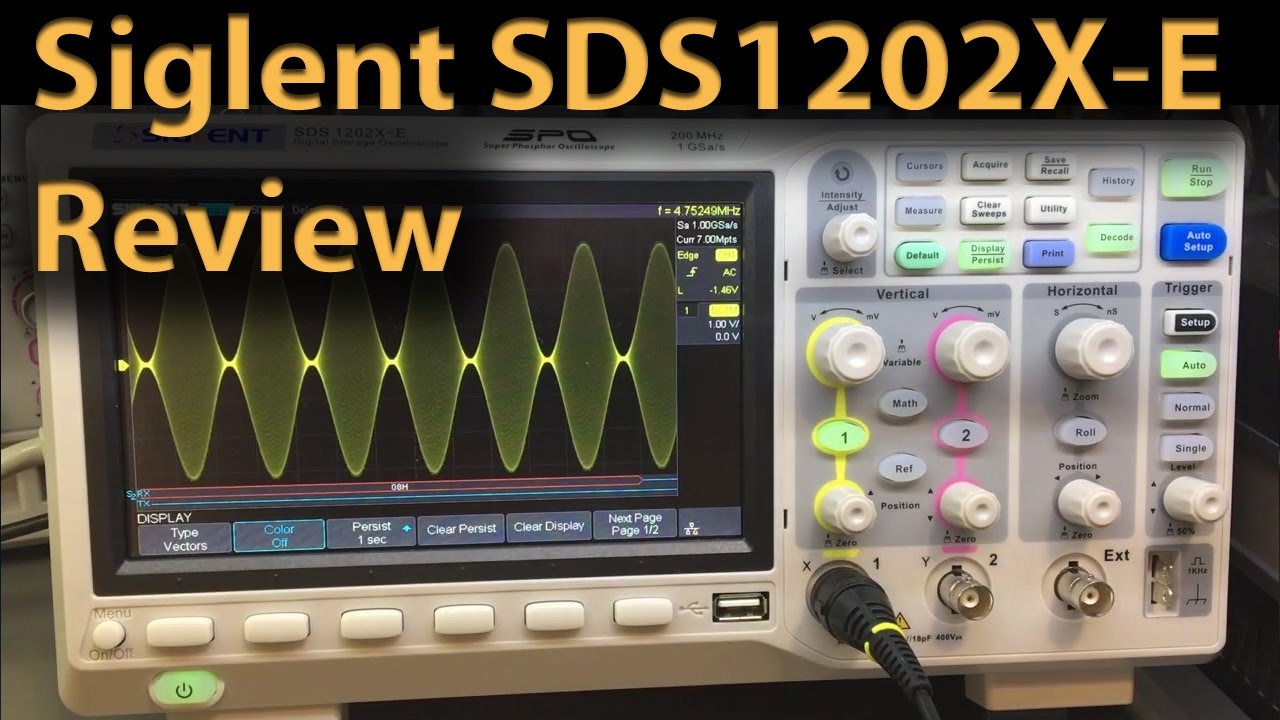 #218 Siglent SDS1202X-E Oscilloscope Review - Part 2
