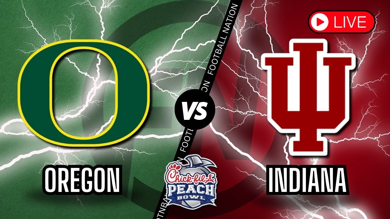 Oregon Ducks vs Indiana Hoosiers - CFB Semi-Finals - Peach Bowl Live Stream - Color Radio Broadcast