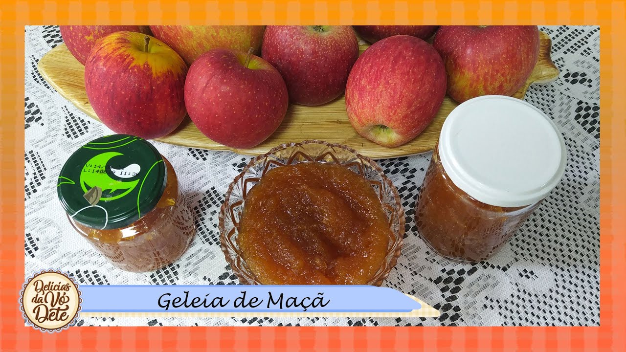 Como Fazer Geleia De Maçã  - Muito Fácil - Rápida e saborosa