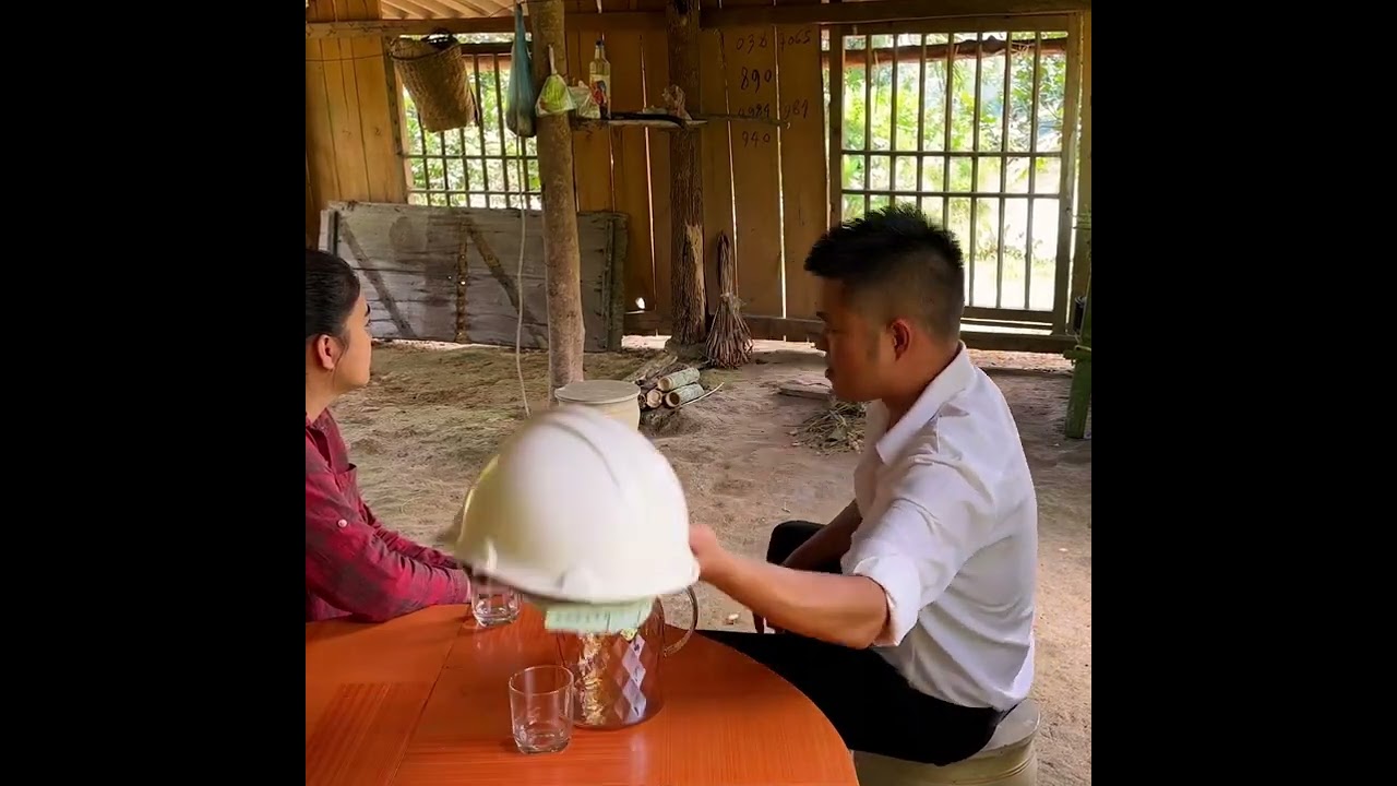 The CEO received help from someone to complete the desk.