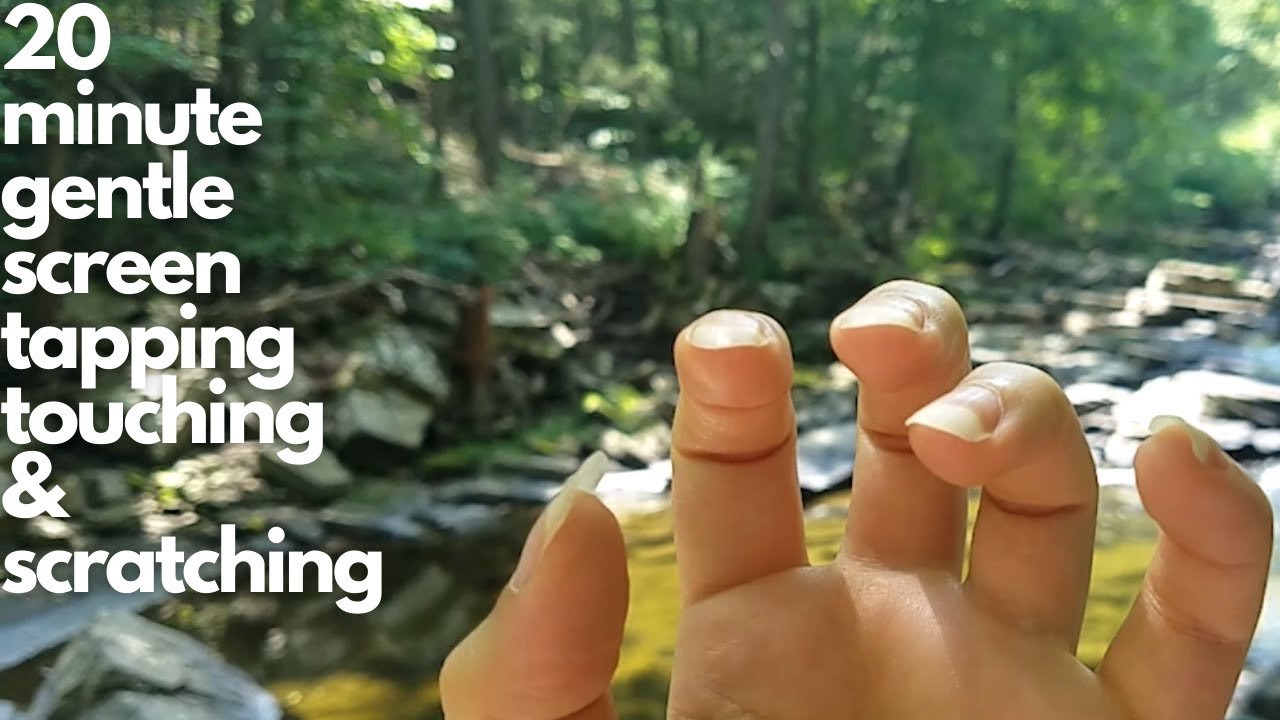 lo-fi outdoor ASMR💤 | Screen Tapping, Scratching, Touching, Shoop - Ramble On🥳🌳