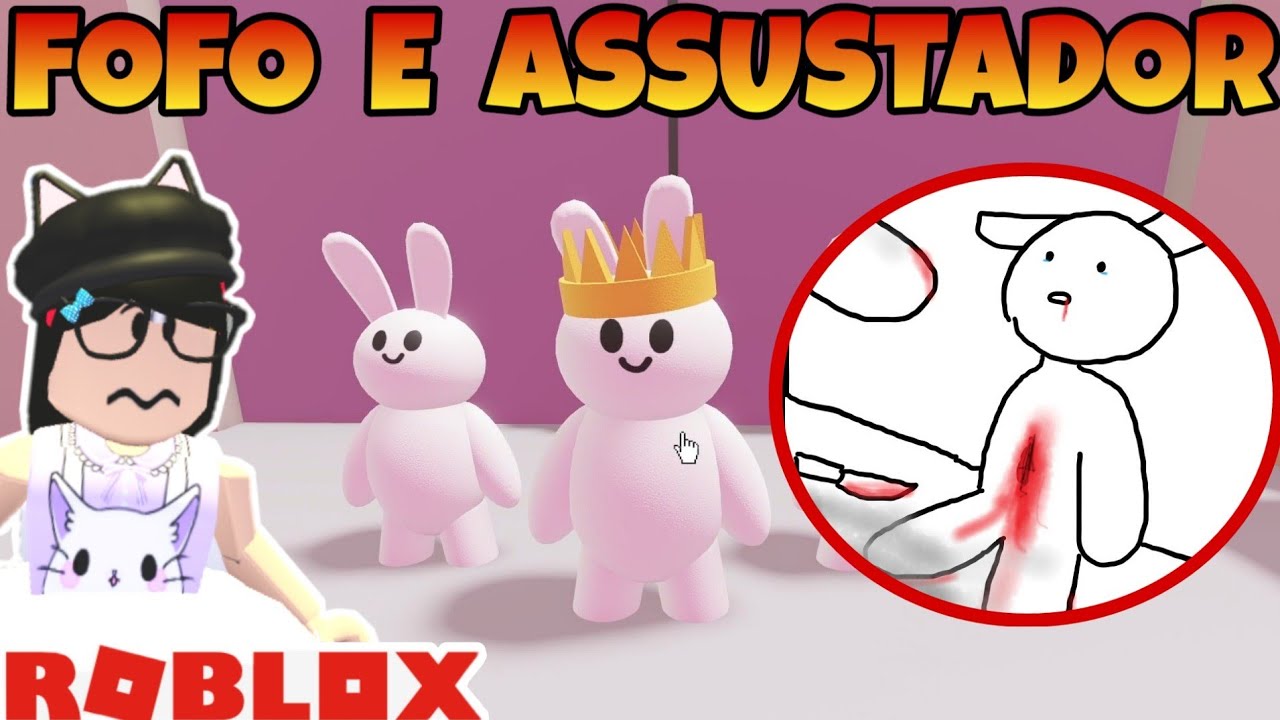 CUIDADO COM ESSE JOGO... CONSEGUI ESCAPAR do REI COELHO (Bunnytale Roblox)