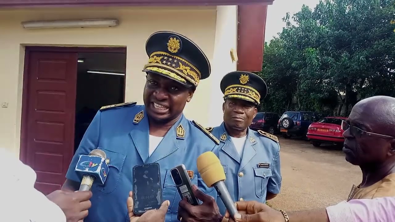 YAOUNDÉ,CNPBM visite l'École Nationale Supérieure de police,TANG ENOW,commandant Ecole face presse