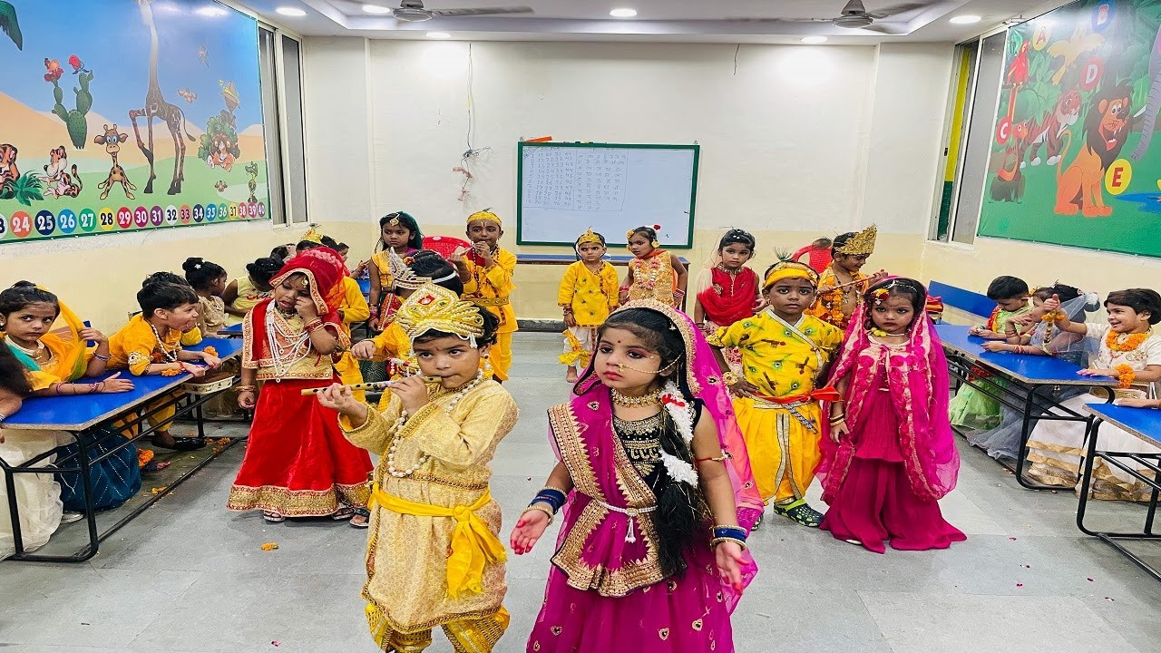 Janmashtami celebration in school | Maiya Yashoda Dance | GREEN GARDEN SCHOOL GWALIOR | Krishna 2022