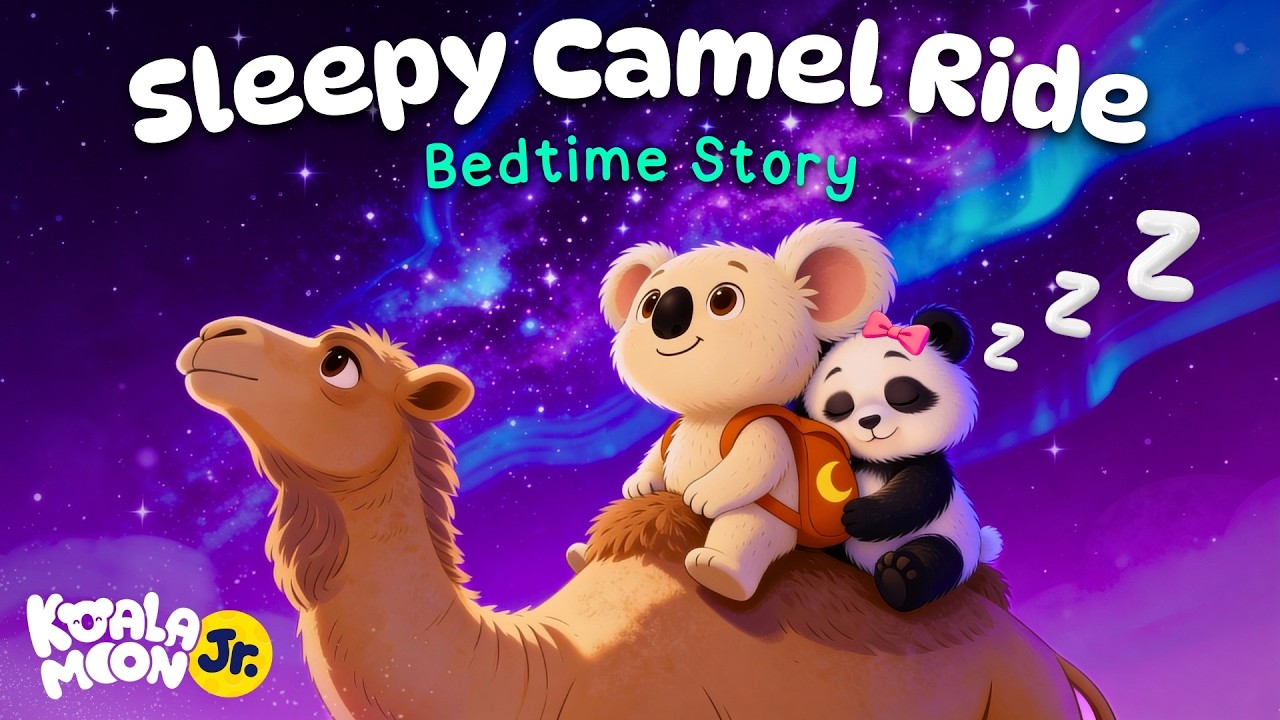 The Sleepy Camel Ride 🐪 💤 Calm Bedtime Story for Toddlers🌙 with Baby Sleep Music 🎵