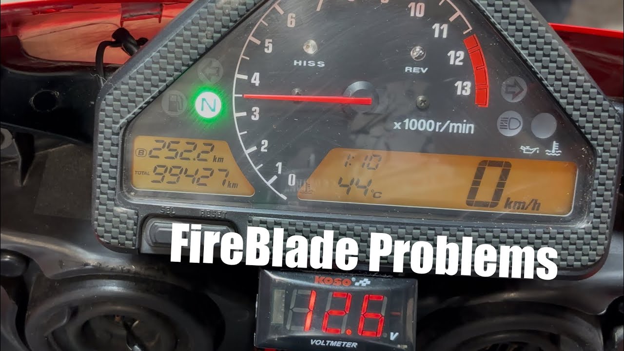 Единственная проблема с Honda FireBlades!
