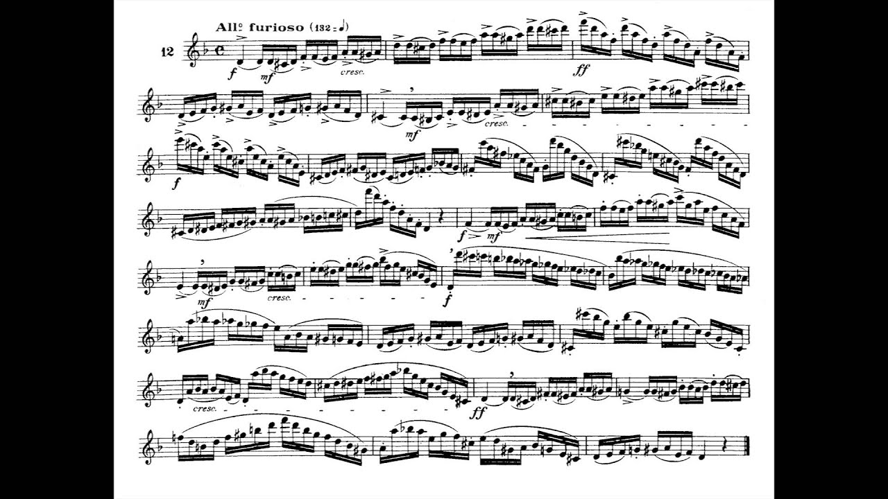 2015-2016 TMEA All State Saxophone Etude #3 - Ferling #12 - 84 bpm