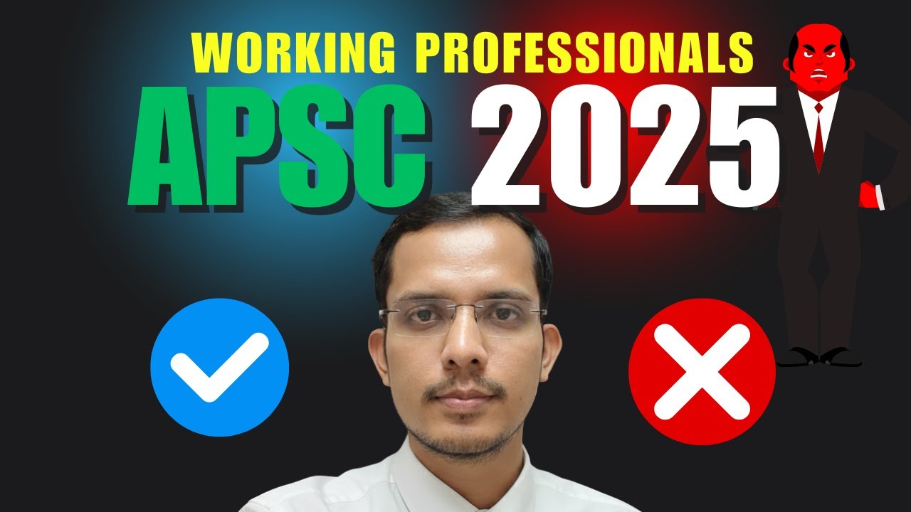 Special Tips for working Professionals  | 100 Days Timetable &Strategy I Target APSC 2026