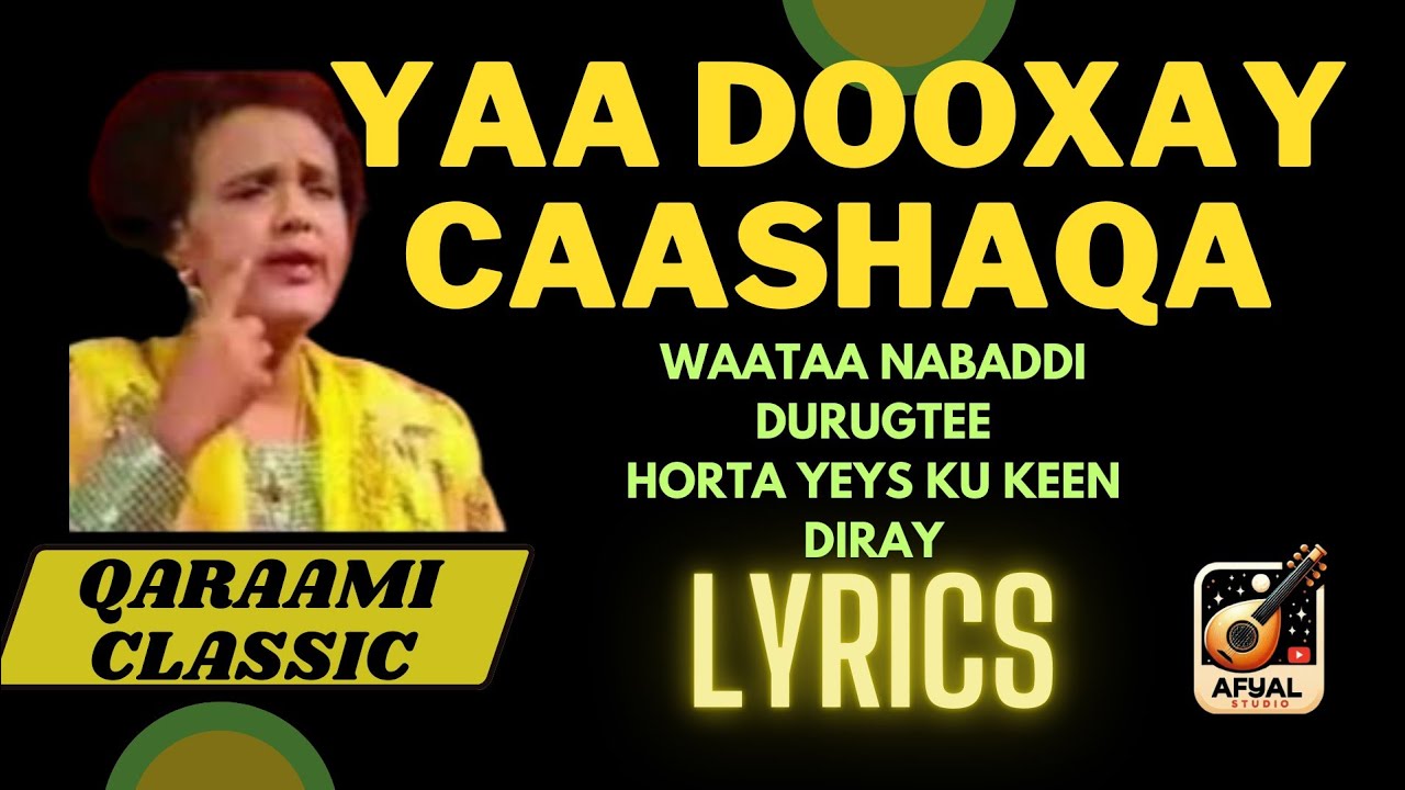 Sahra axmad jaamac | Yaa dooxay caashaqa | Qaraami | 🔥 ❤️