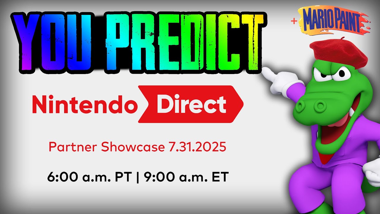 YOU Predict THE NINTENDO DIRECT + Mario Paint Drawing Requests