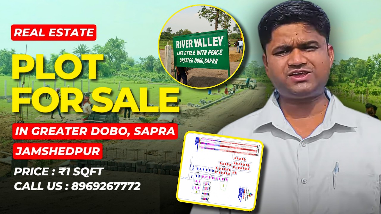 🌟 River Valley Launch | ₹1 per Sq.Ft Plot in Sapra Jamshedpur | Limited Time Offer!