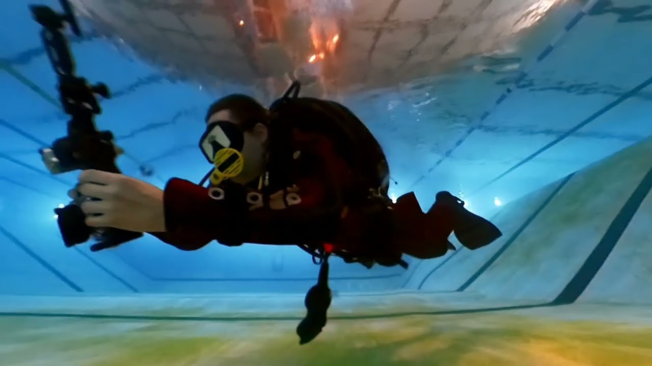 Test Dive in Fyrishov February 2026 #insta360x3 #seaandsea