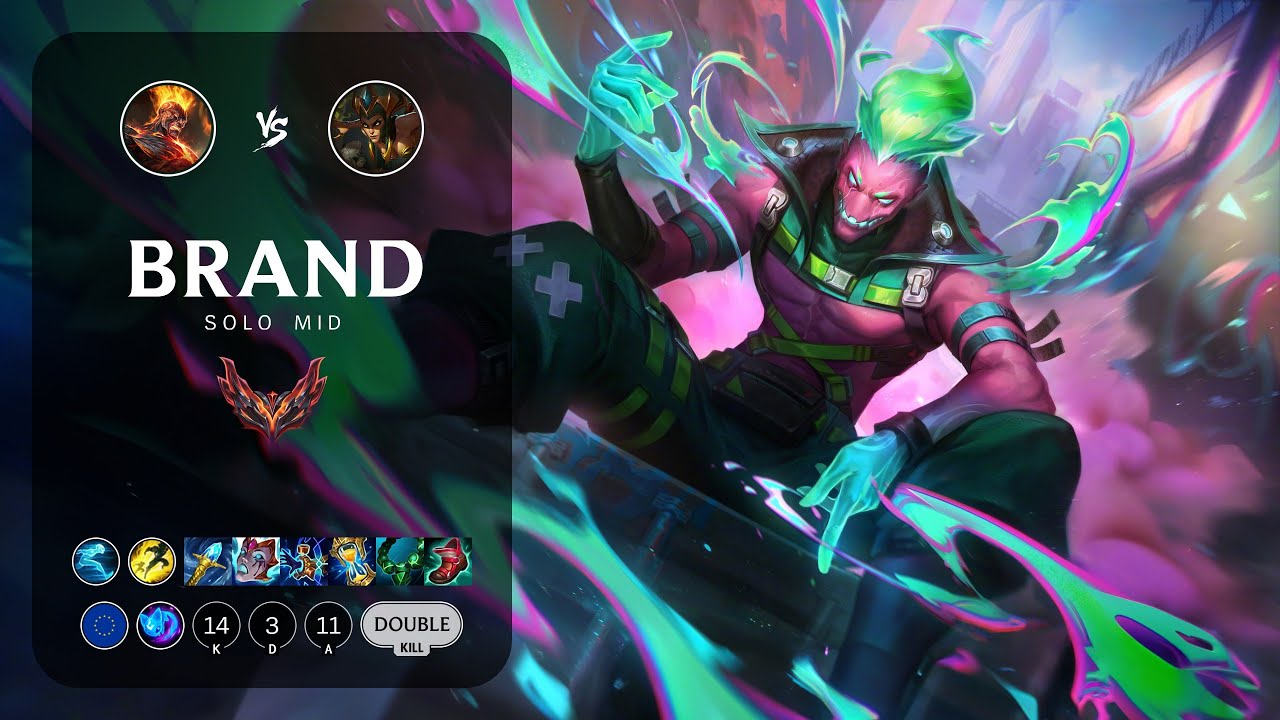 Brand Mid vs Cassiopeia - EUW Grandmaster Patch 14.2