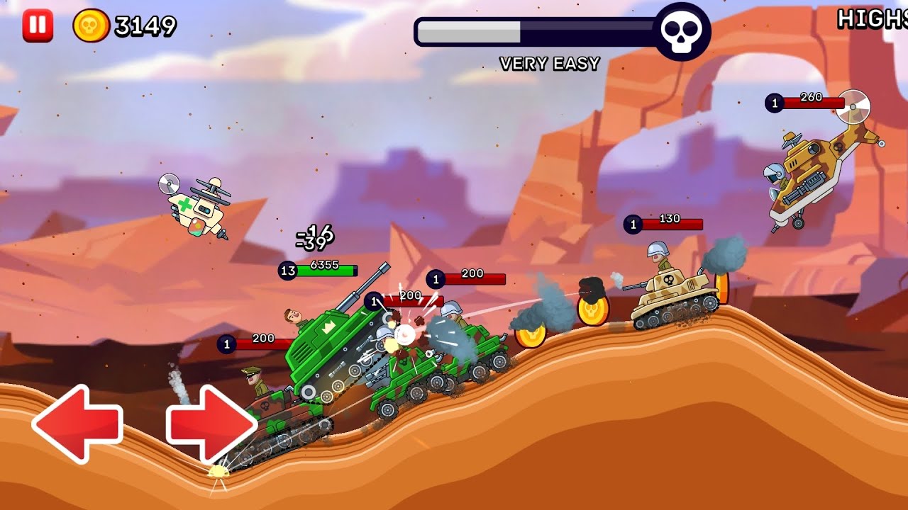 Hills of Steel Titan Tank Level 13 Survive In Desert Assault 