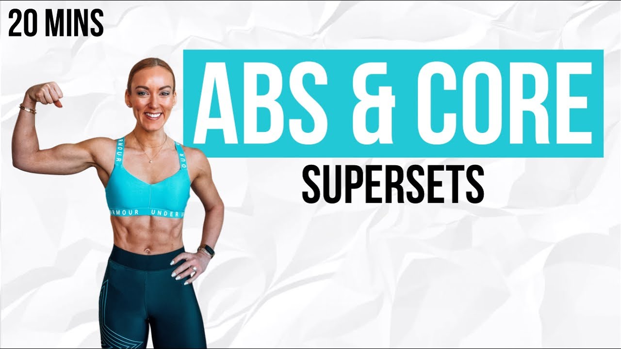 🔥 20 Min SUPERSETS ABS Workout At Home | Lower Abs, Upper Abs & Obliques
