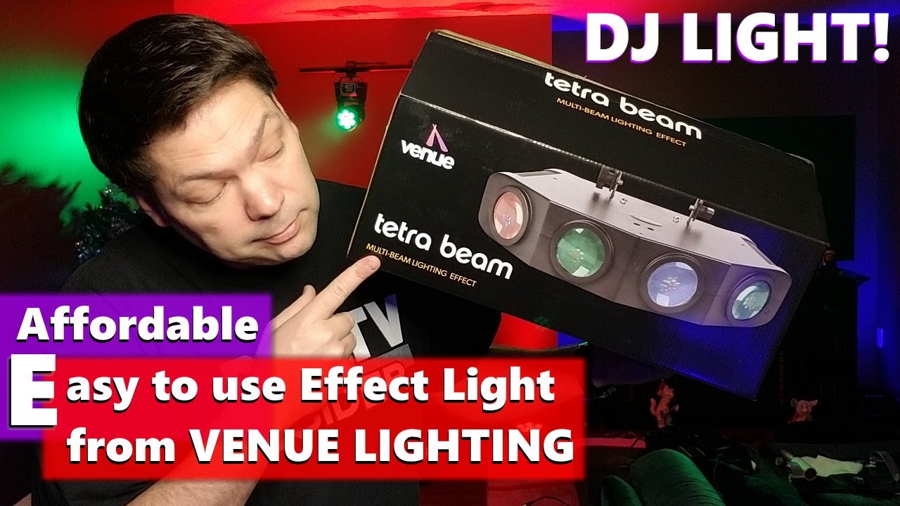 Tetra Beam — новинка от Venue Lighting! Доступное освещение для диджеев — Venue Tetra Beam
