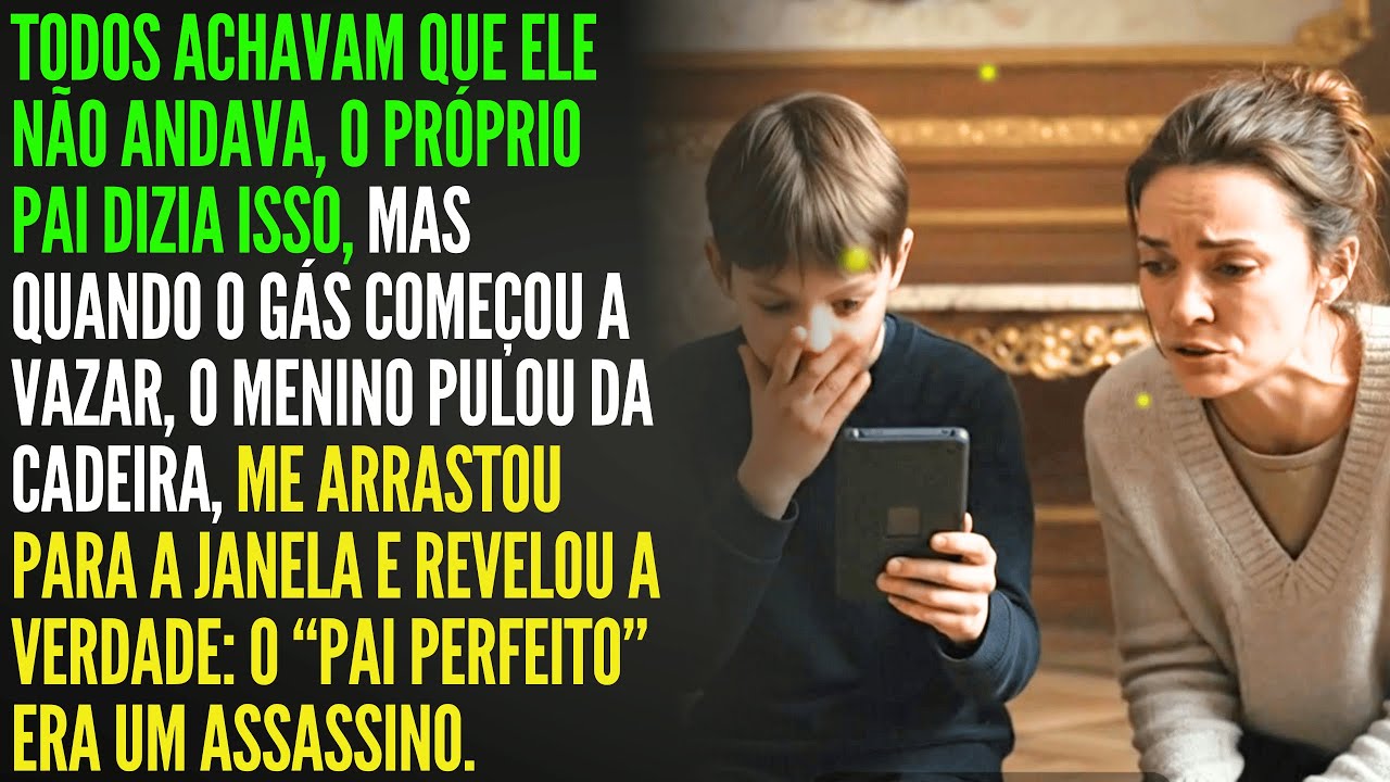 Meu marido viajou… segundos depois, o filho “paralisado” pulou e disse: “ele quer nos matar”