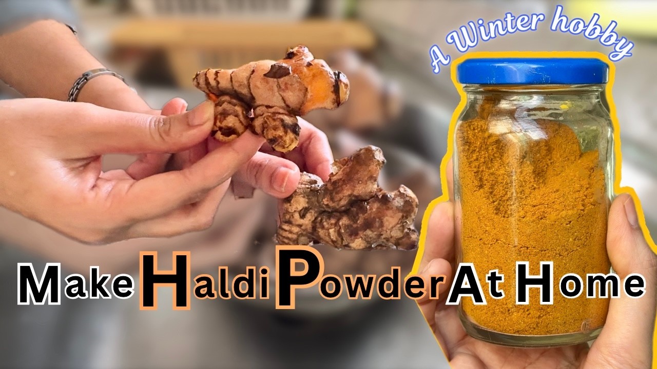 Vlog: How I  Make Turmeric powder at Home And Life Update @Noorellejs