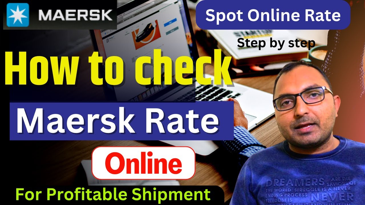 How to check Maersk online rates | Maersk spot rates | How to get Maersk Online Ocean Freight