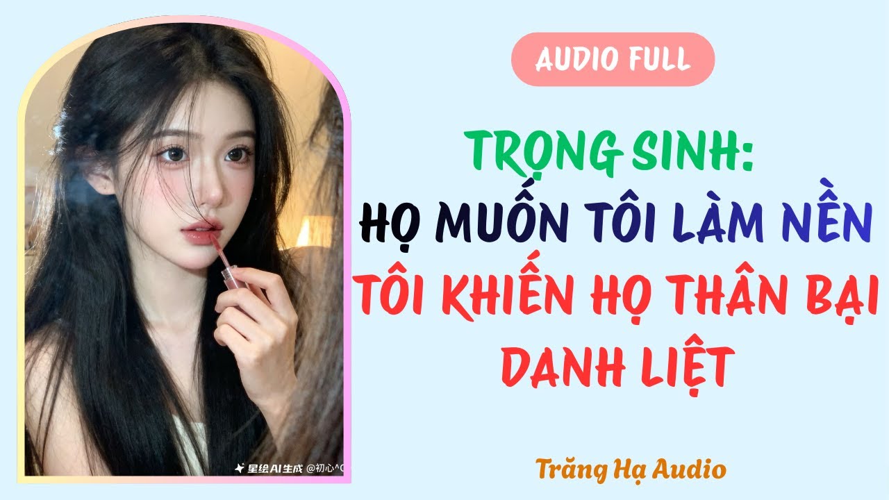 AUDIO FULL | TRỌNG SINH: HỌ MUỐN TÔI LÀM NỀN, TÔI KHIẾN HỌ THÂN BẠI DANH LIỆT