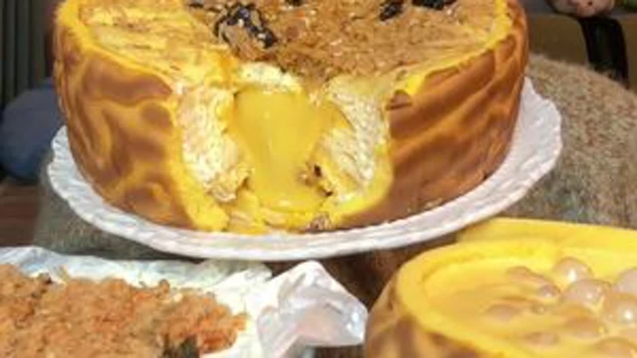 奶黄局爆浆蛋糕局来啦#奶黄 #抖音美食推荐官