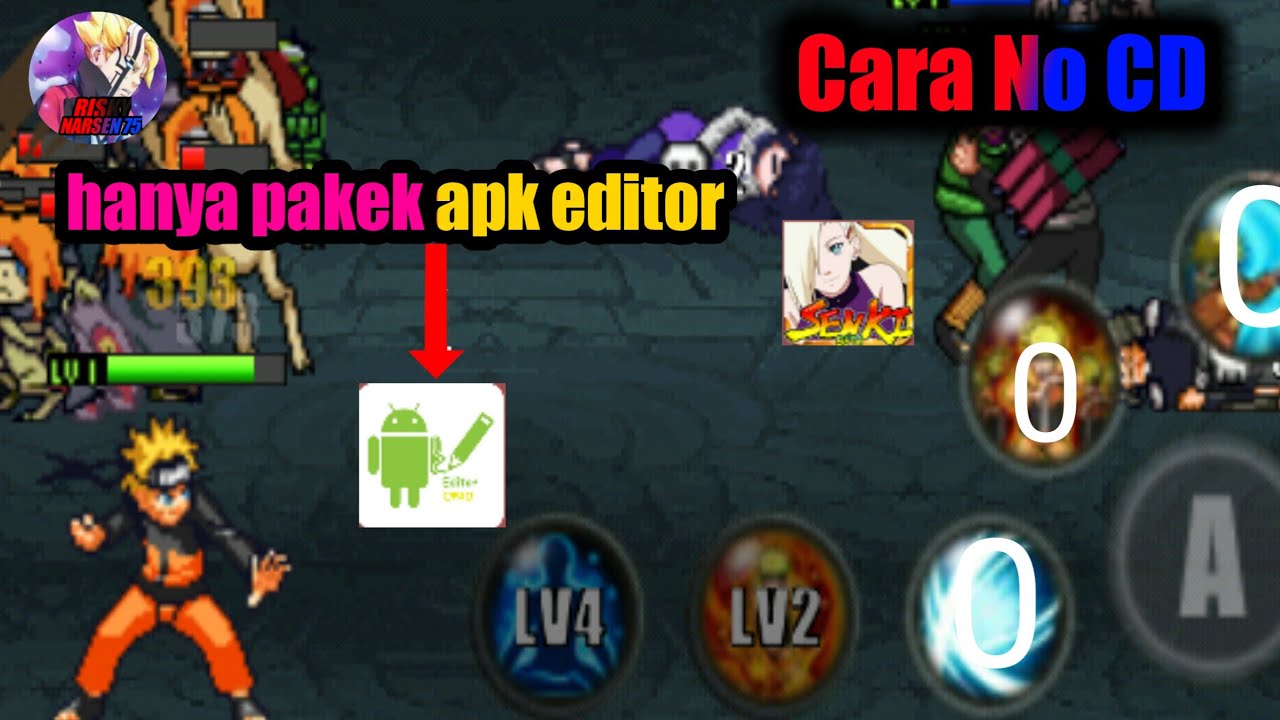 cara No CoolDown Di narsen Senki Mod