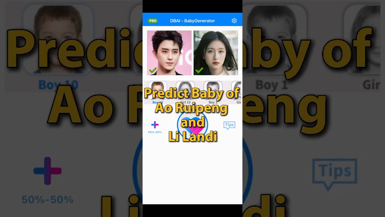 Predict Baby of Ao Ruipeng and Li Landi 