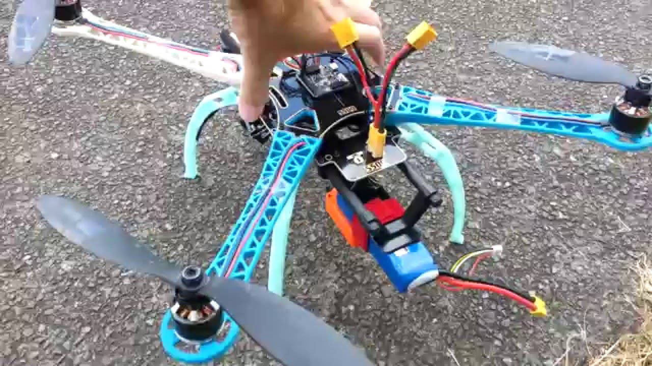 STorM32 3-axis gimbal on S500 quadcopter (courtesy GearBest)