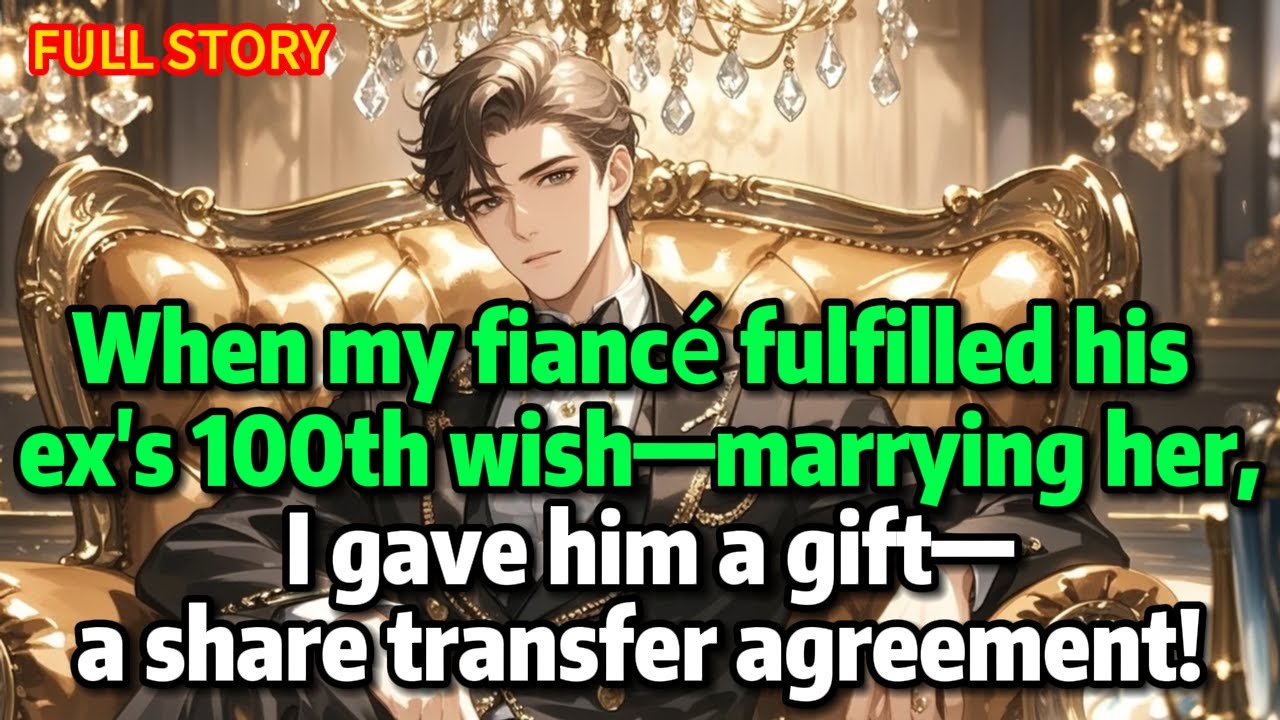 When my fiancé fulfilled his ex's 100th wish—marrying her, I gave him a gift......